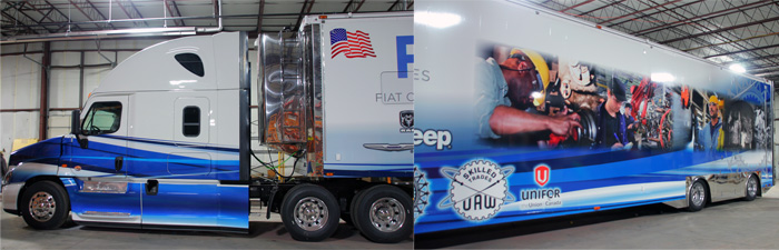 semi trailer wrap