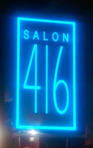 hair salon business sign