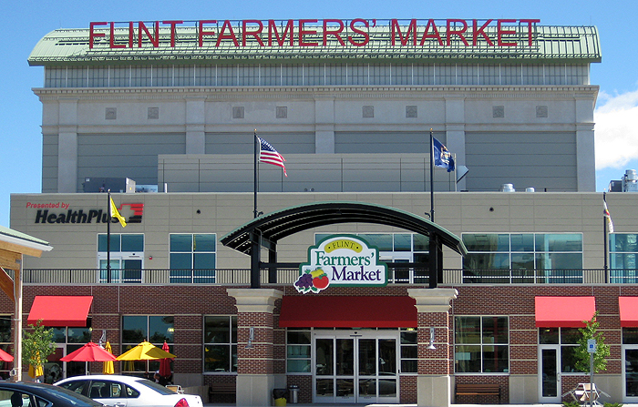 farmers' market sign