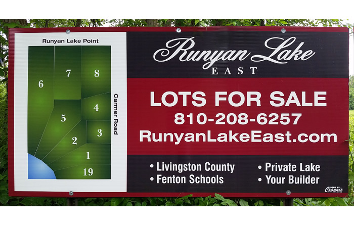 real estate sign