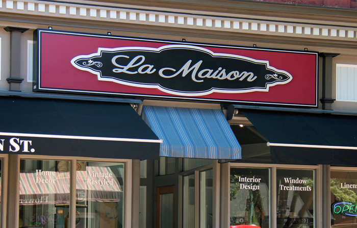 ornamental street signage