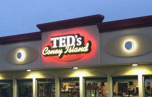 face lit channel letter sign