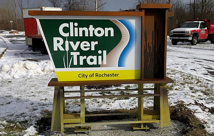 trail marker signs