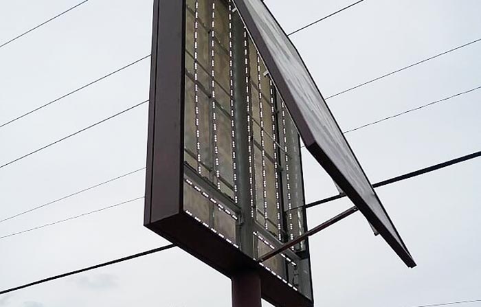 Inside LED sign retrofit