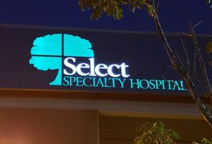 Outdoor sign and logo