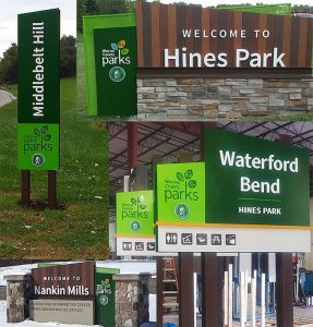 wayne county park signs