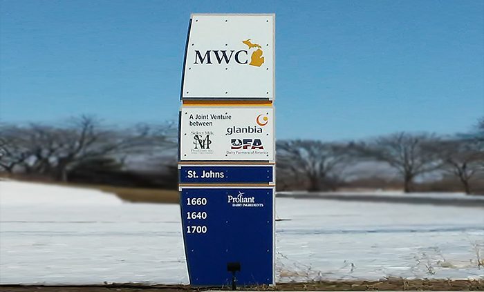 corporate campus wayfinding signs