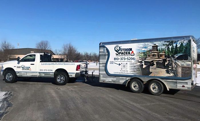 truck trailer business wrap